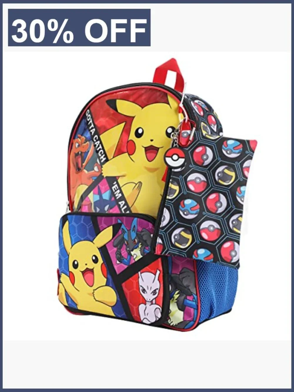 Youth 5-Piece Backpack Set with Accessories